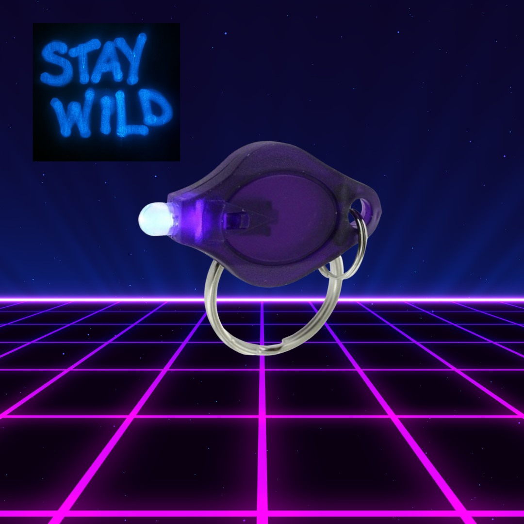 * UV keychain for glow wall and plaster art