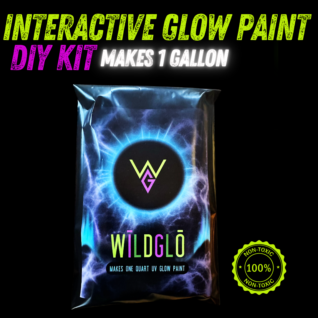 DIY UV Interactive Glow Paint - Makes 1 gallon